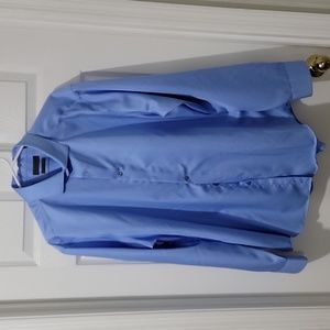 Calvin Klein Men's L/S Button Down Dress Shirt, 17 1/2, 34/35